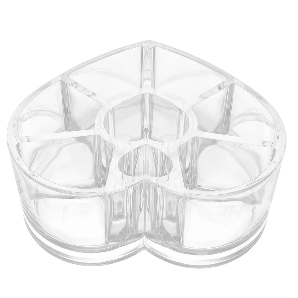 Прозрачный акриловый Органайзер для макияжа косметических кистей помады блеска