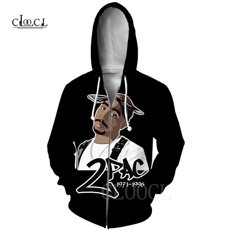 Толстовка Rapper 2Pac Tupac на молнии для мужчин и женщин спортивная одежда толстовка Amaru
