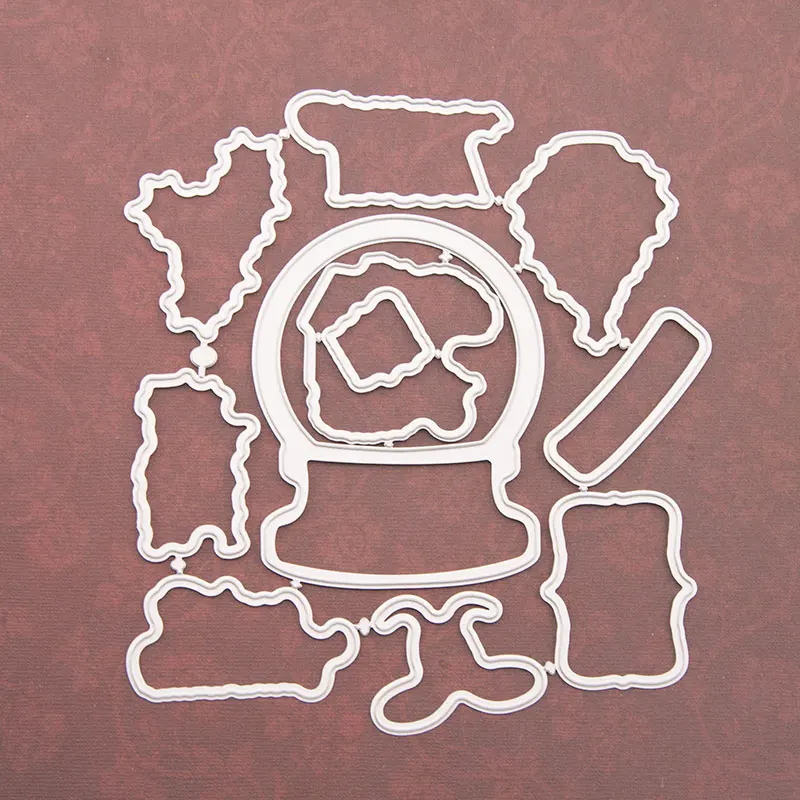 Штампы и штампы с хрустальными шариками для веселых фотоальбомов тисненная