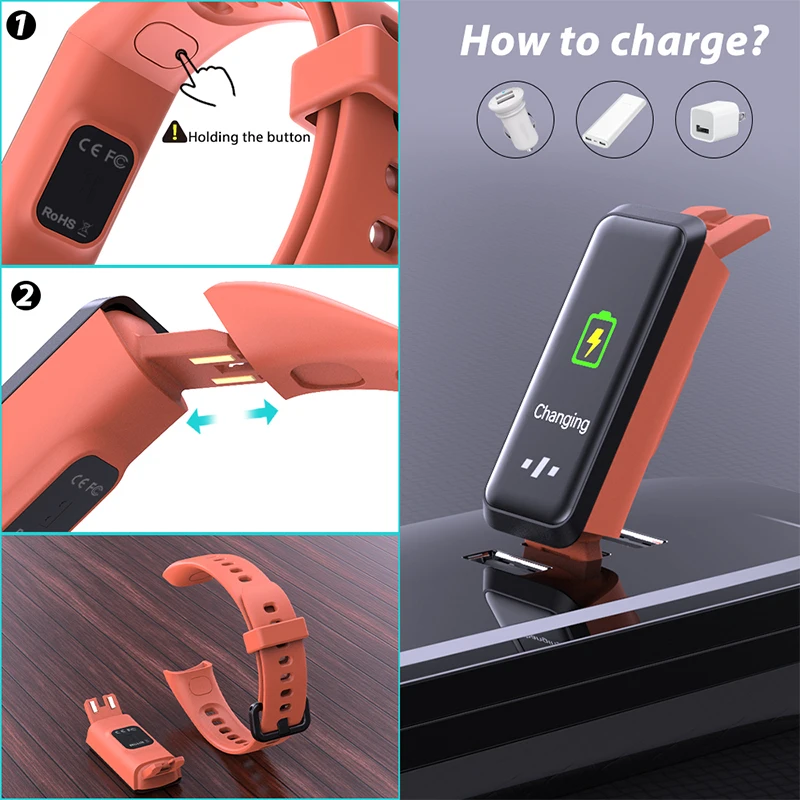 

Morefit 906 Smart Watch 0.96 Inch Touch Display Waterproof Activity Tracker Heart Rate Sleep Monitor Men Women Smart Bracelet