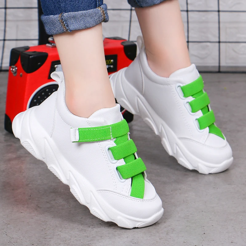 2019 г. кроссовки на шнурки без завязок для мальчиков и девочек ясельного возраста