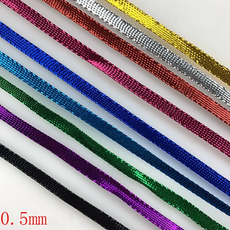 5 мм Отделка ленты DIY занавески ремесло ткань Золото Серебро кривая обрезки для