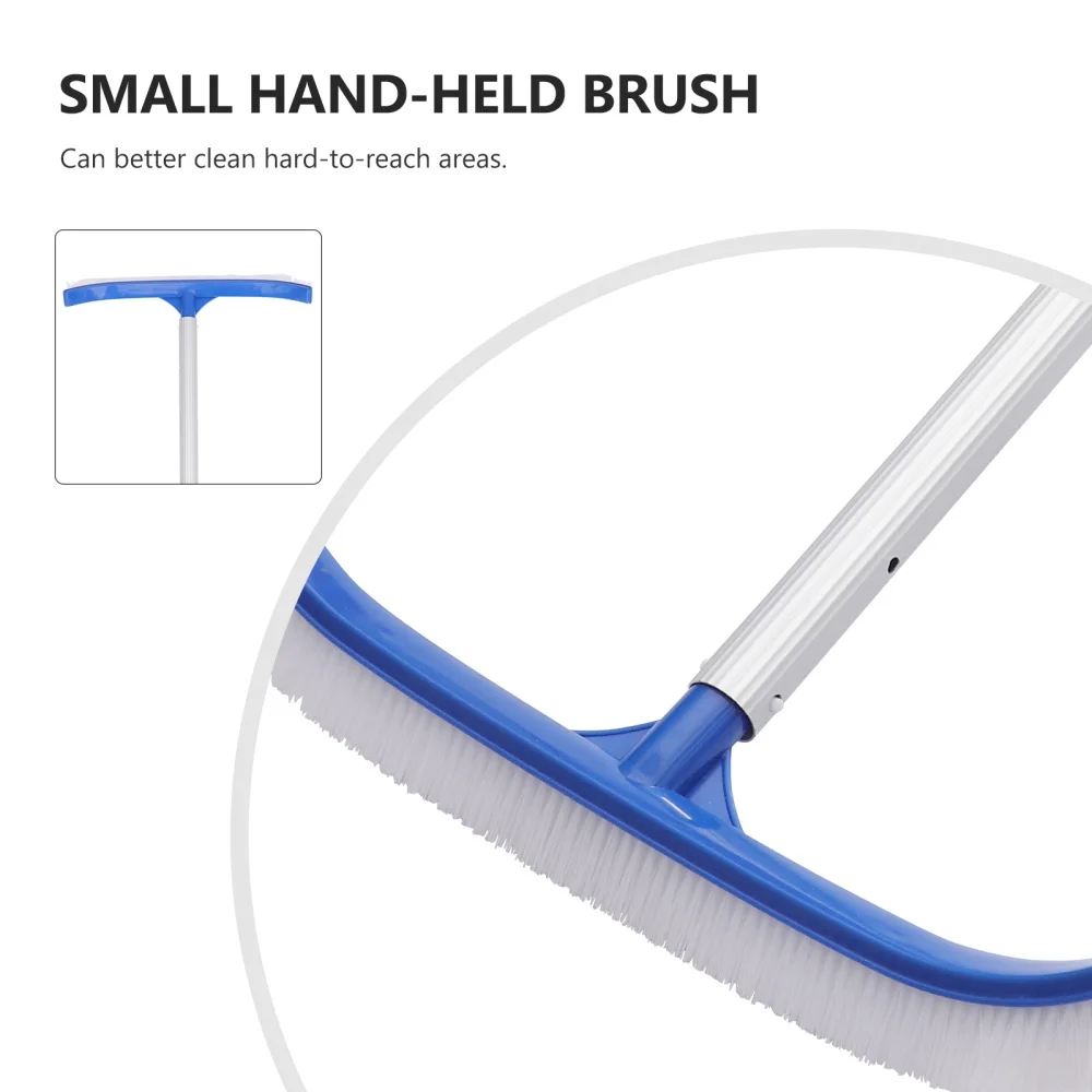 

1Set Handheld Brush ABS Cleaning Brush Practical Pool Wall Floor Cleaning Brush