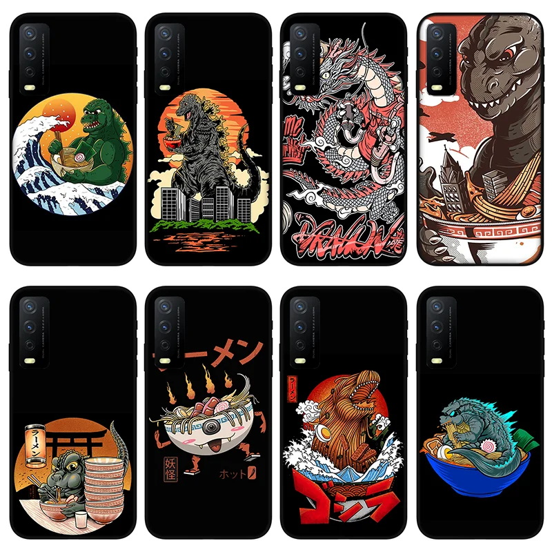 

Sushi Ramen Phone case for vivo y30 y50 y53 y52 y31 y53 , Protective silicone case for vivo Y18 Y19 Y15 Y12 Y51 Y85 Y97 Y70s