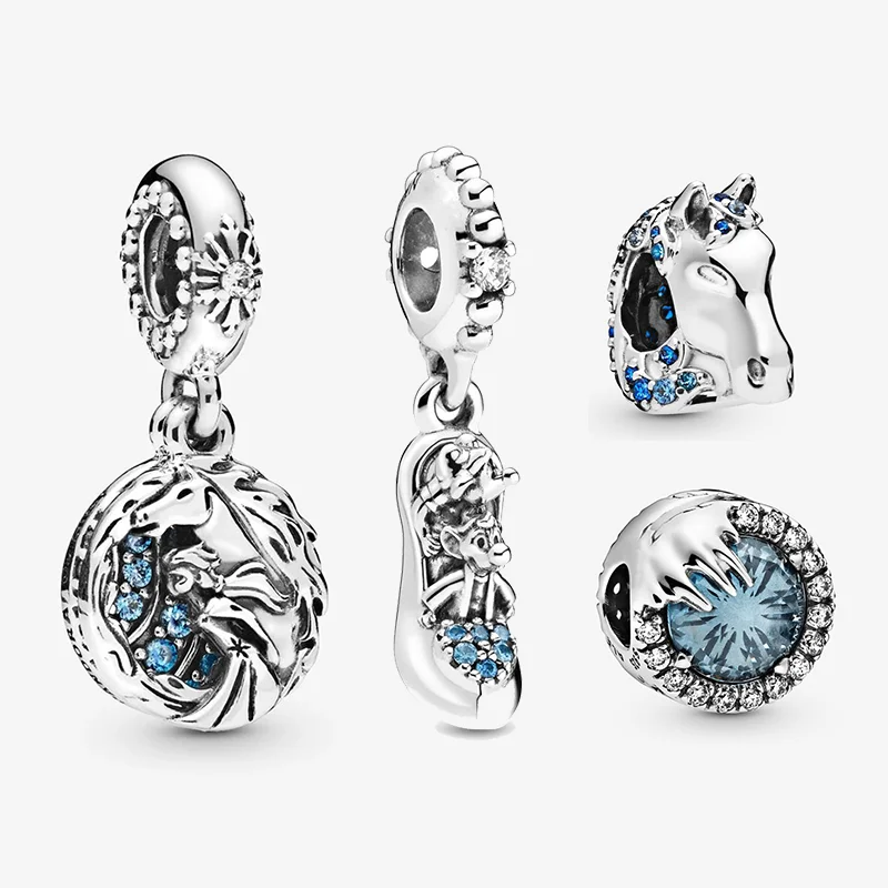 

Pan-Style 925 Silver Jewelry Glass Shoes Mouse Charm Winter Crystal Charm Girl Charm Jewelry Trend Fashion Gift Trend Party Banq