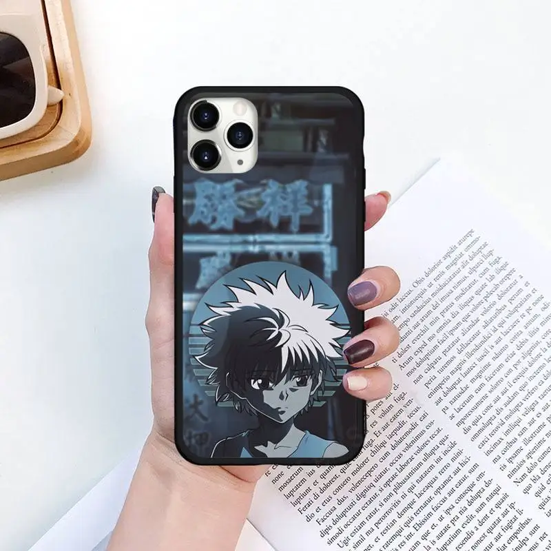 

hunter x hunter Japan anime Phone Cases for iPhone 11 12 pro XS MAX 8 7 6 6S Plus X 5S SE 2020 XR Luxury brand shell funda coque