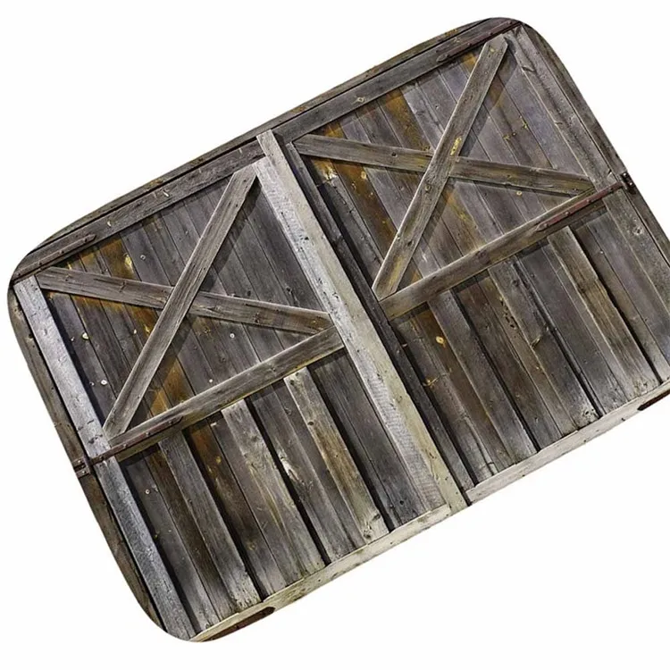 Wood Grain Retro Doormat for Entrance Door Carpet Kitchen Mat Bathroom Floor Mat Hallway Rugs and Carpets for Living Room Tapete