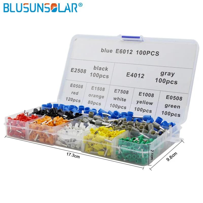 1200 шт./кор. обжимной соединитель провода изолированный неизолированный