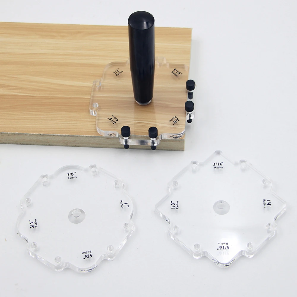 3 шт. деревянные шаблоны радиуса маршрутизатора для маршрутизации точные
