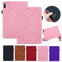 flower 3d embossed cover for realme pad tablet leather protective shell case for funda realme pad 10 4 inch coque