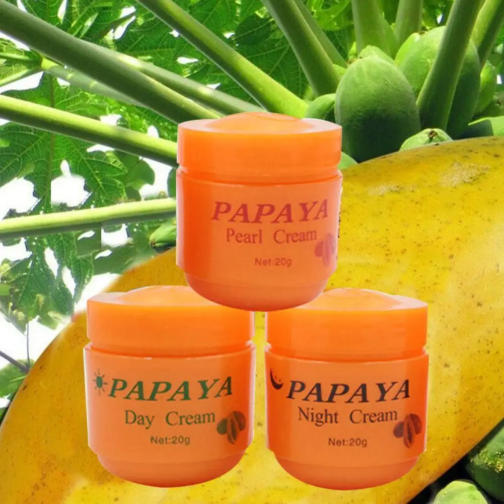 

Skin Care Cream Collagen Papaya Brighten Skin Tone Moisturizing Fade Melanin Anti-wrinkle P9A1