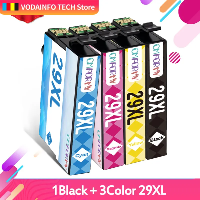 4PK 29XL T2991XL T2991 2992 2993 совместимый чернильный картридж для принтера Epson Expression Home XP 235/XP
