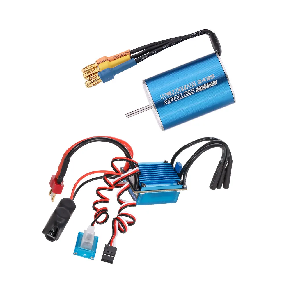2435 4800KV 4P Бесконтактный бесщеточный двигатель с 25A ESC (электрический регулятор
