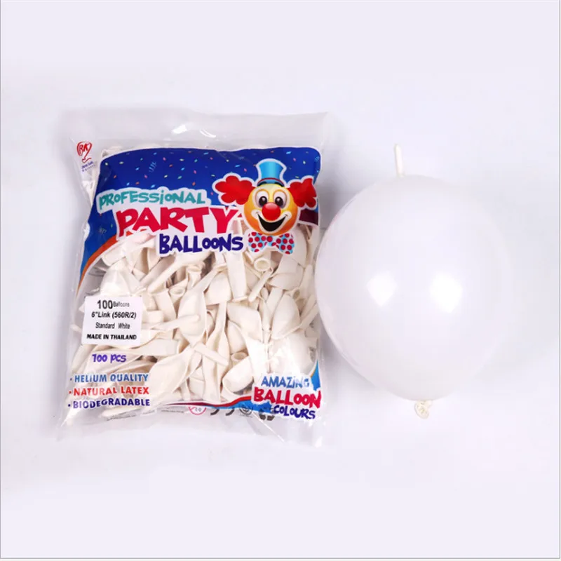 20/50 шт в наборе 6 дюймовые шарики с хвостиками маленькие воздушные шары на день
