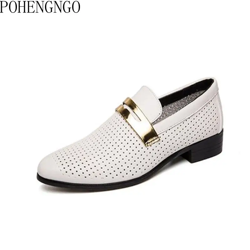 

Мокасины мужские дышащие без застежки, лоферы с перфорацией, повседневная обувь для вождения, деловой стиль, роскошные брендовые дизайнерс...