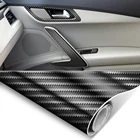Наклейки на автомобиль из углеродного волокна, 10 см x 127 см, наклейки для Geely NL3 Atlas Emgrand EC7 GT X7 Sport 718 EC7-RV 7 NL-3