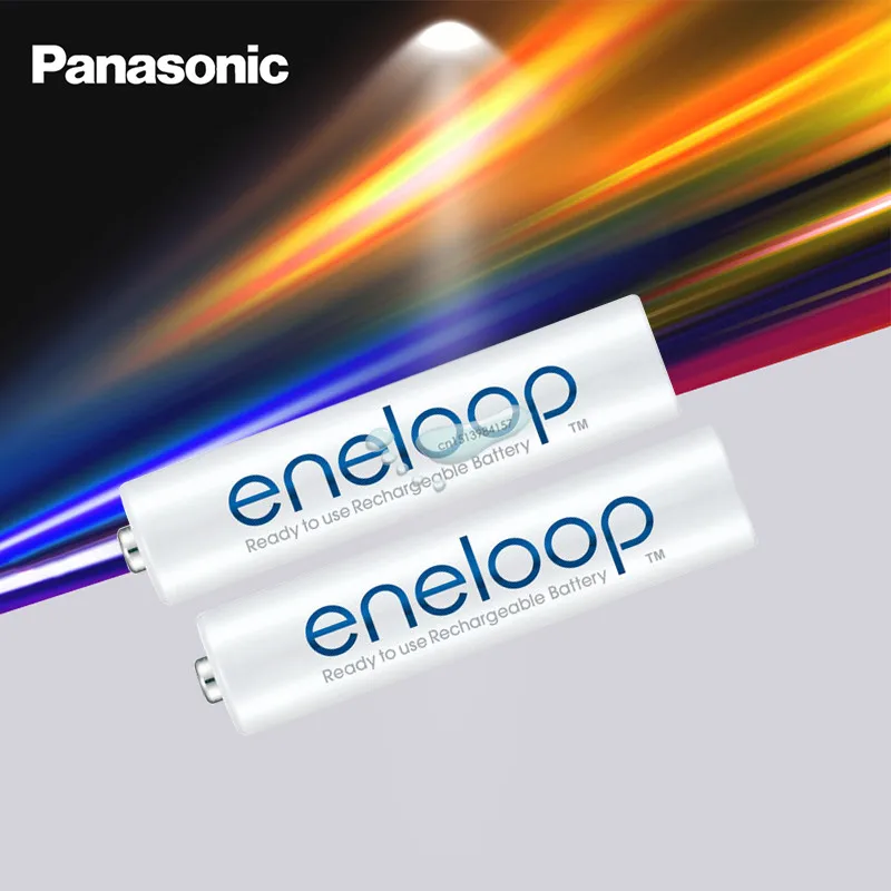 Оригинальные аккумуляторные батареи Panasonic Eneloop AAA 800mAh 1 2 V Ni MH камера Фонарик
