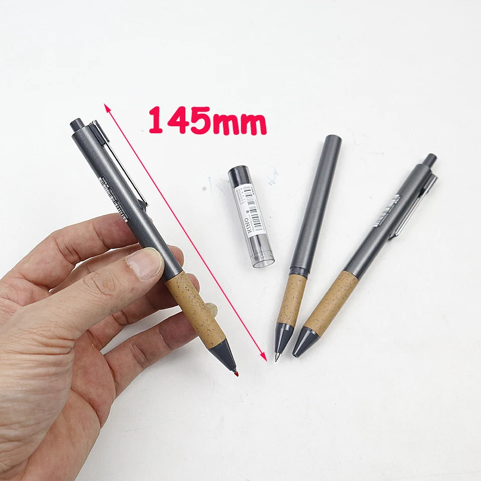 Ручка гелевая 0 5 мм черные/синие чернила заправка нажимная крышка шариковая