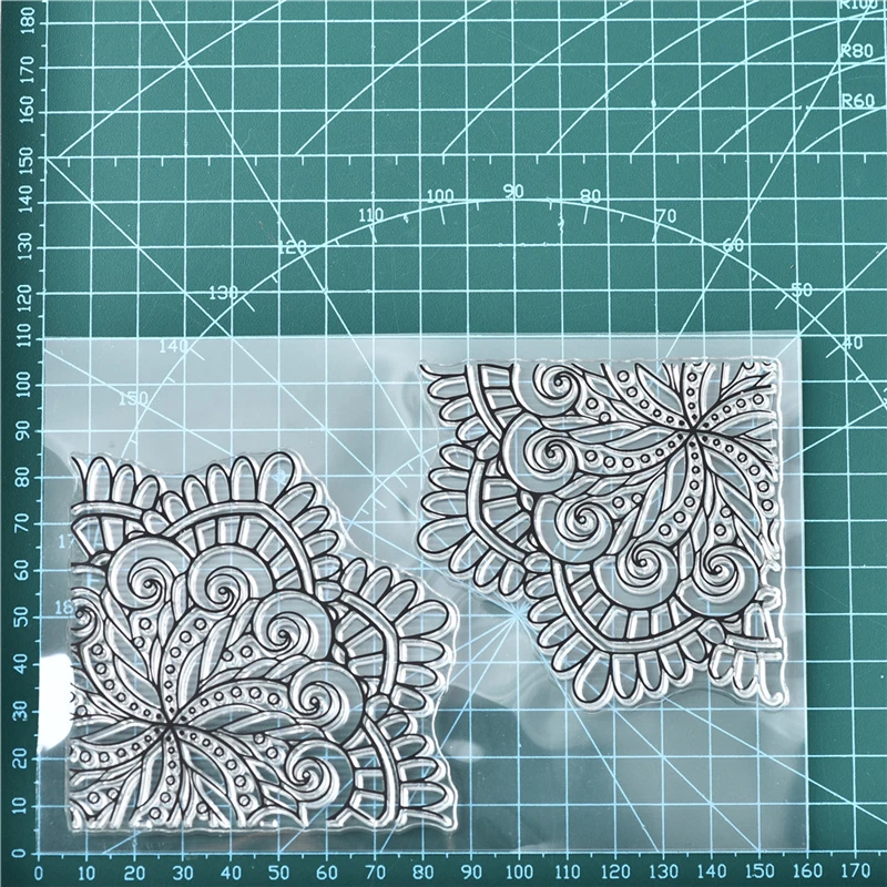 Большой цветок прозрачные штампы 2019 резиновая фотобумага для рукоделия