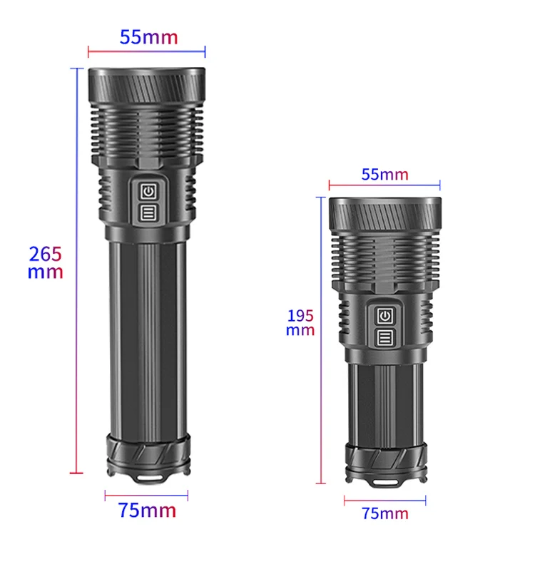 売る 強力なXHP70 Led懐中電灯7000Lm Usb充電式トーチ防水懐中電灯サポート電気出力トーチキャンプ