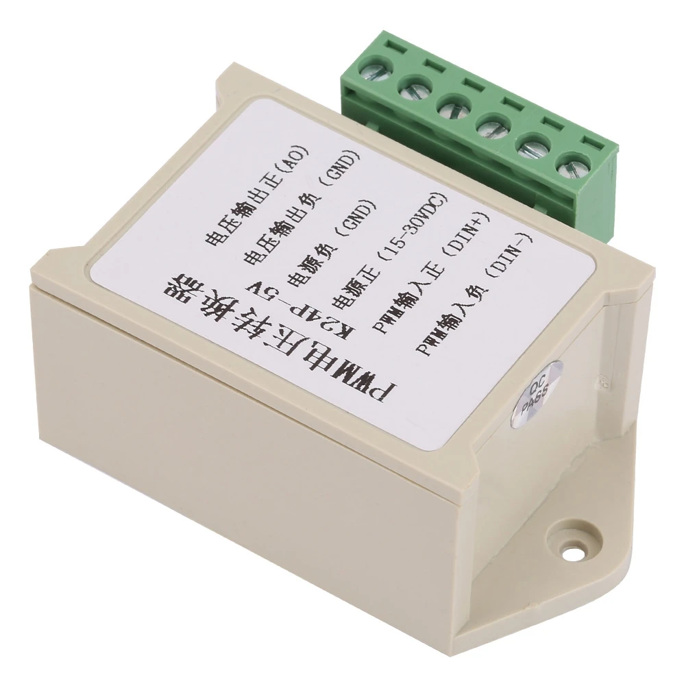 Фото 1-3KHZ 24V PWM Signal to 0-5V Voltage Converter D/A Digital-Analog PLC Intustral Interface Analog Tool Обустройство дома 1-3KHZ 24V PWM Signal to 0-5V Voltage Converter D/A Digital-Analog PLC Intustral Interface Analog Tool Обустройство дома
