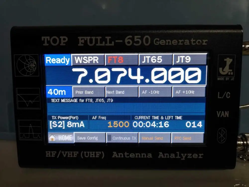 HF/VHF/UHF 4 3 &quotсенсорный ЖК дисплей 0 1 1300 МГц ГГц ANT SWR портативный антенный