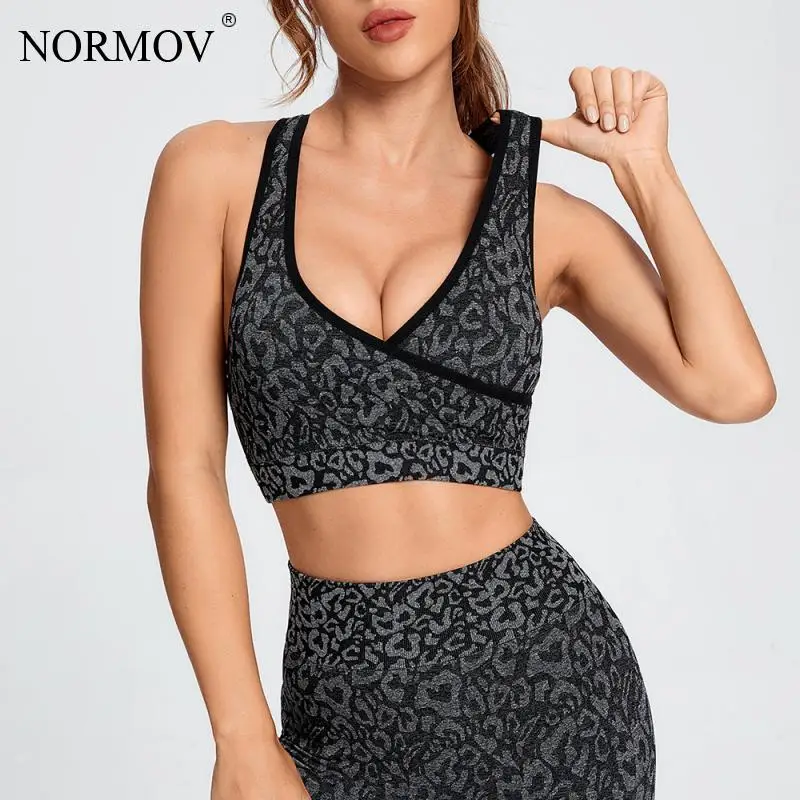 

NORMOV Новинка женское Спортивное противоударное нижнее белье с эффектом «пуш-ап»