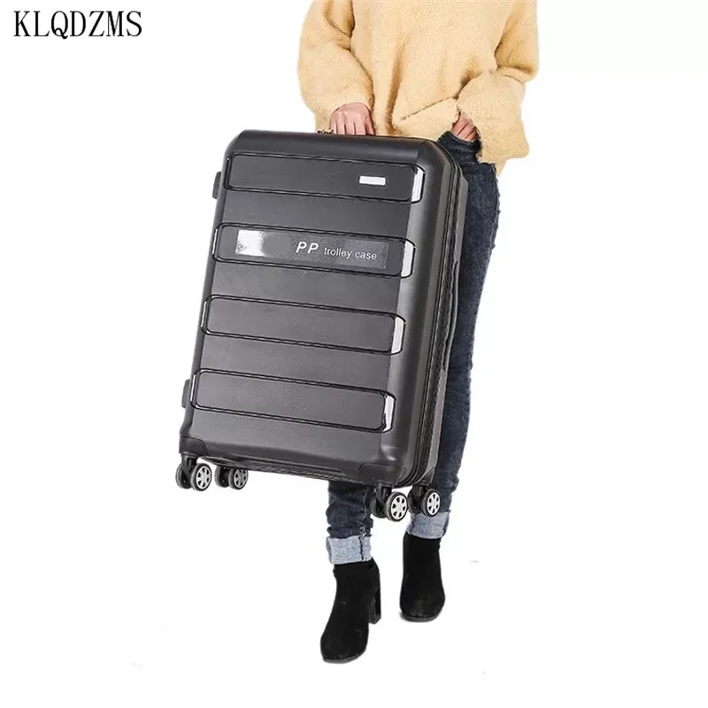 Модный чехол на колесиках KLQDZMS 20 дюймов 24 дюйма 28 полипропиленовый Дорожный