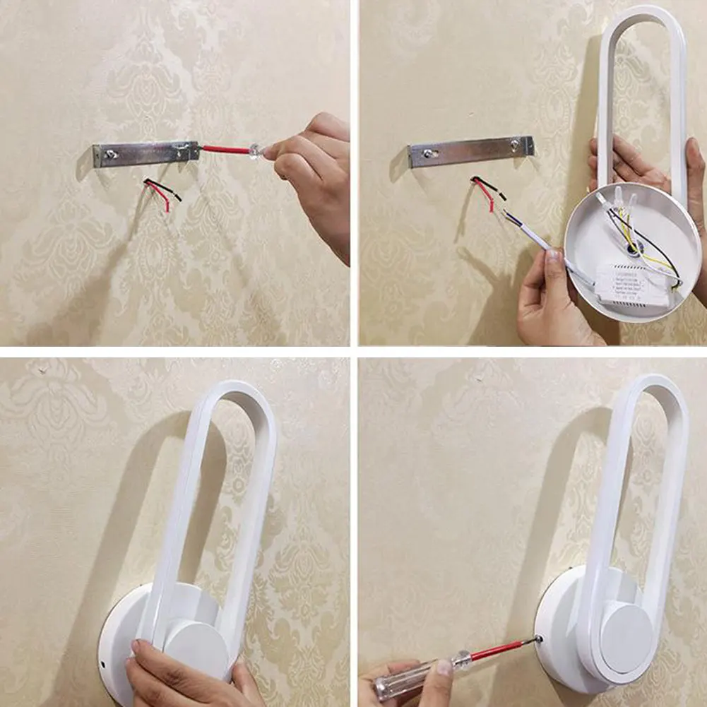 

330 Rotation Led Wall Lamp 12W AC 85-265V Bedroom Wall Light Fixture Nordic Sconce Light for Living Room LED Wall Lamp Hot