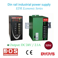 24v2 1a50w din rail industrial power supply ac dc regulated constant voltage digital display stabilized source