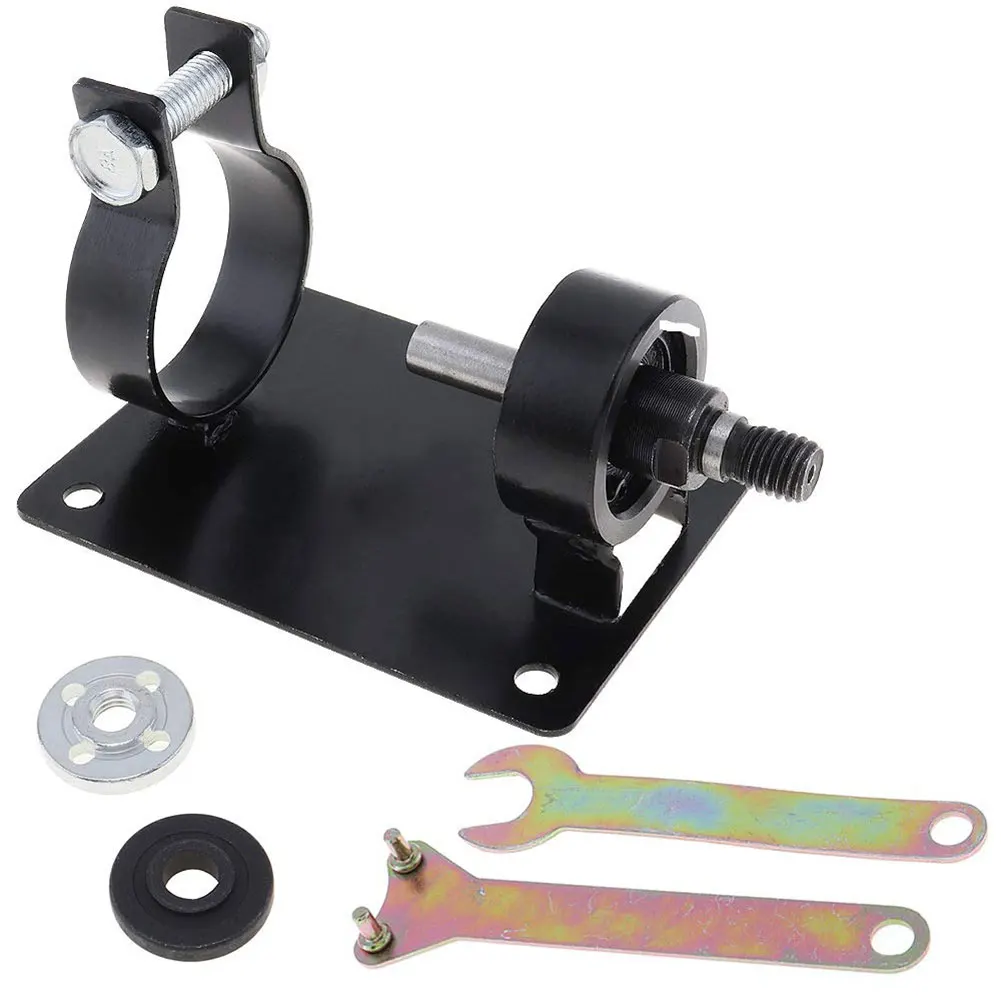 

Electric Drill Cutting Stand Holder 10MM Optional Stable Polishing Grind Machine Seat Bracket with Wrenches Gaskets for Grinding