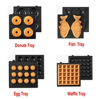 5 trays electric sandwich maker waffle maker toaster baking light food machine kitchen multifunction breakfast machine