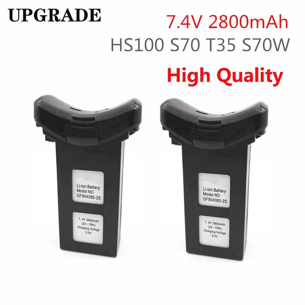 

New 7.4V 2800mah Battery for SJR/C SJRC S70W RC Quadcopter Spare Parts Accessories Li-po Battery For SJRC S70W Battery