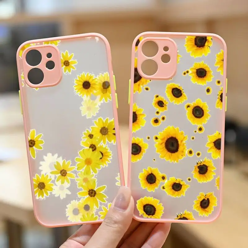 

sunflower Luxury Unique Design Phone Case matte transparent
