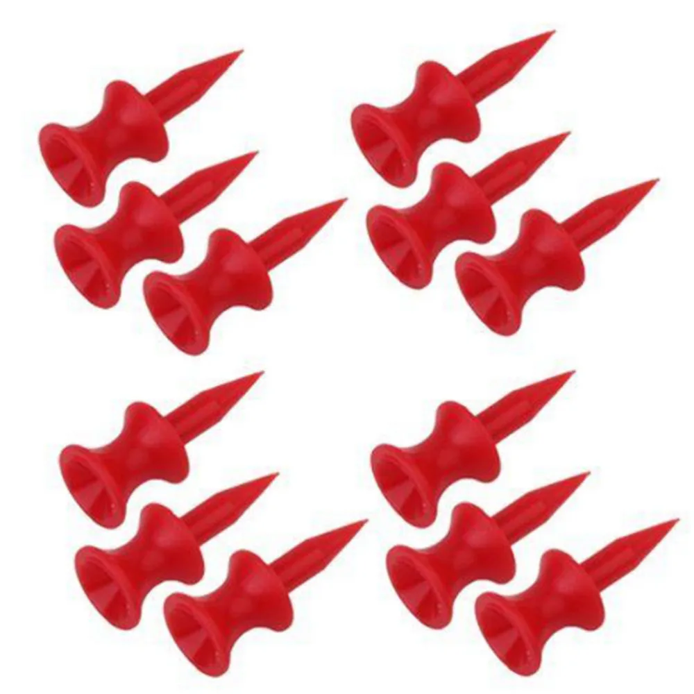 

100Pcs/Park 31mm 1.2" Plastic Castle Step Grad Golf Tees bulk Golfer Accessories