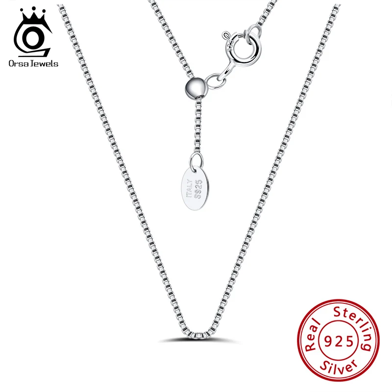 Оригинальная Регулируемая Серебряная Женская цепочка ORSA JEWELS итальянская