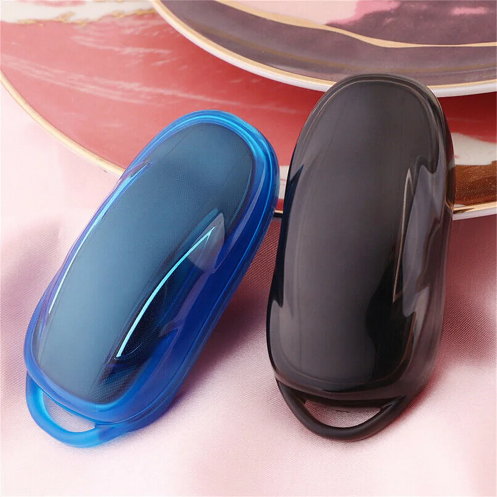 

Soft TPU Car Key FOB Case Cover Remote Smart Holder Skin For Tesla Model S/ X Key Cover Case
