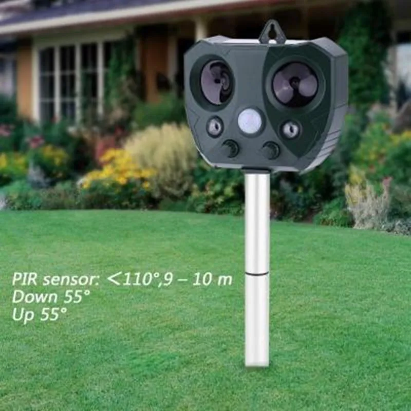 Солнечный Мощность посылающая акустико оптический отпугиватель птиц