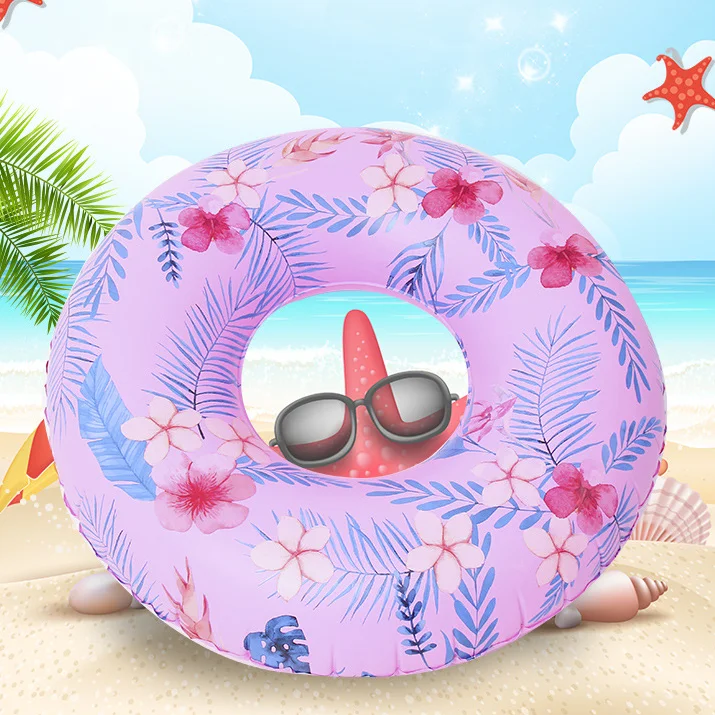 

Cartoon Adult Swimming Ring Inflatable Creativity Float Trainer Swimming Rings Summer Round Zwembad Speelgoed Summer Toys DK50SR