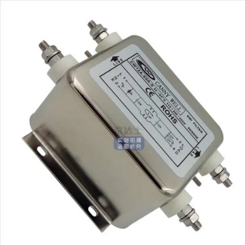 Фильтр электромагнитных помех CW12A 50A 60A 10A 20A 30A 40A S однофазный очиститель