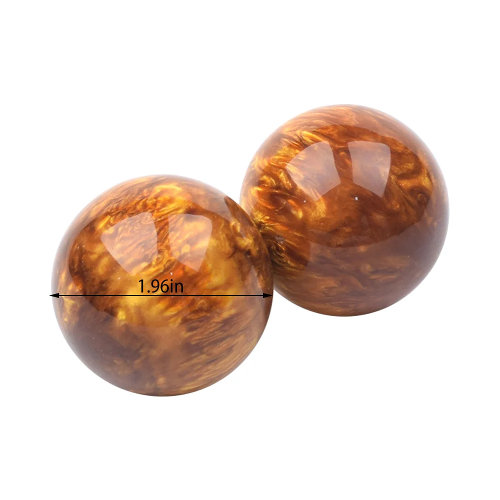 

100% High Quality Chinese Baoding Balls Finger Exercise Handball Made Natural Resin Hand Flexibility Training Heath Ball Older