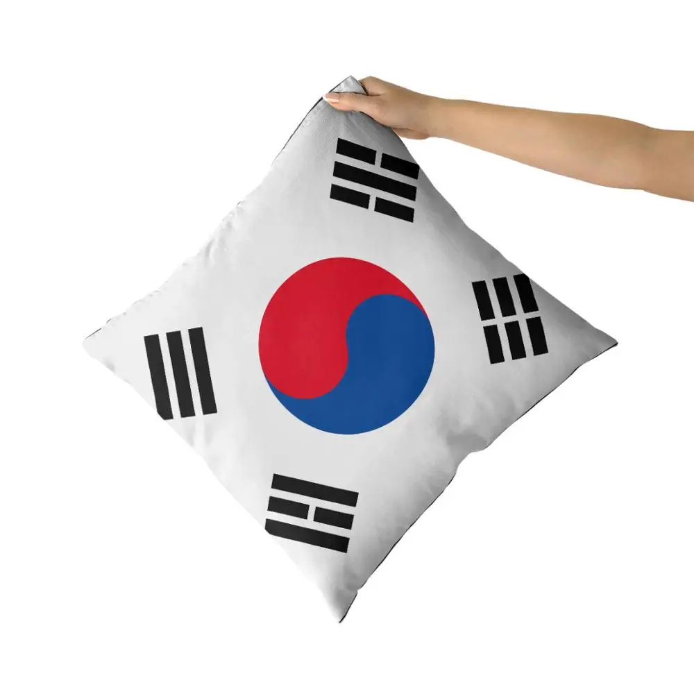 Южная Корея хлопчатобумажные парусиновые наволочки на заказ для диванных