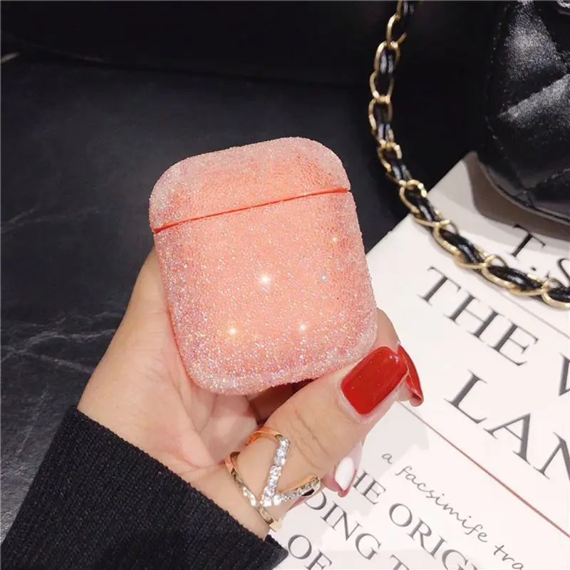 

Glitter sequined hard case for Apple wireless Bluetooth headset 54DB