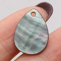 10pcs natural black shell pendant mother of pearl shell pendant for jewelry making diy necklace earrings accessory