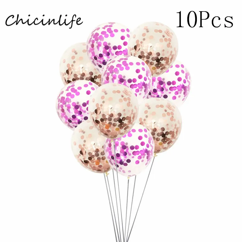 I Chicinlife латексные воздушные шары для невесты из розового золота в форме сердца и звезды, девичник, украшение для свадебной вечеринки - Цвет: I