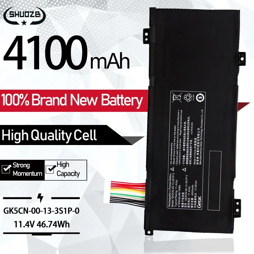 Новый аккумулятор для ноутбука GK5CN 00 13 3S1P 0 Getac GK5CN5Z GK7CN6S Series MECHREVO X8Ti Z2 MACHENIKE T90 Plus