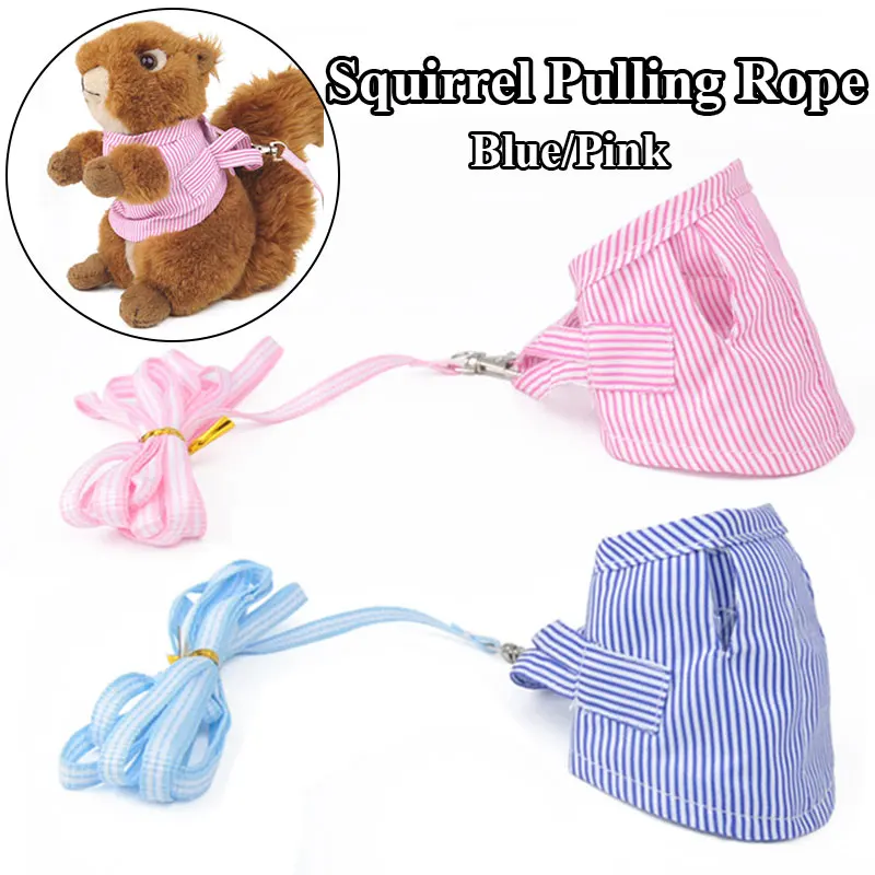 

Creative Small Pet Leash Squirrel Pet Products Chest Back High Quality Safe And Comfortable Small Pet Chest Back