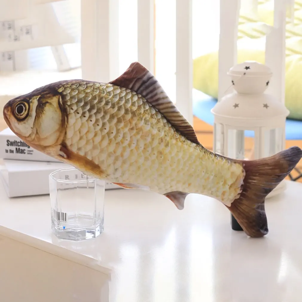 Игрушки для кошек и рыбок игрушки котят подушка укуса травы жевания царапин