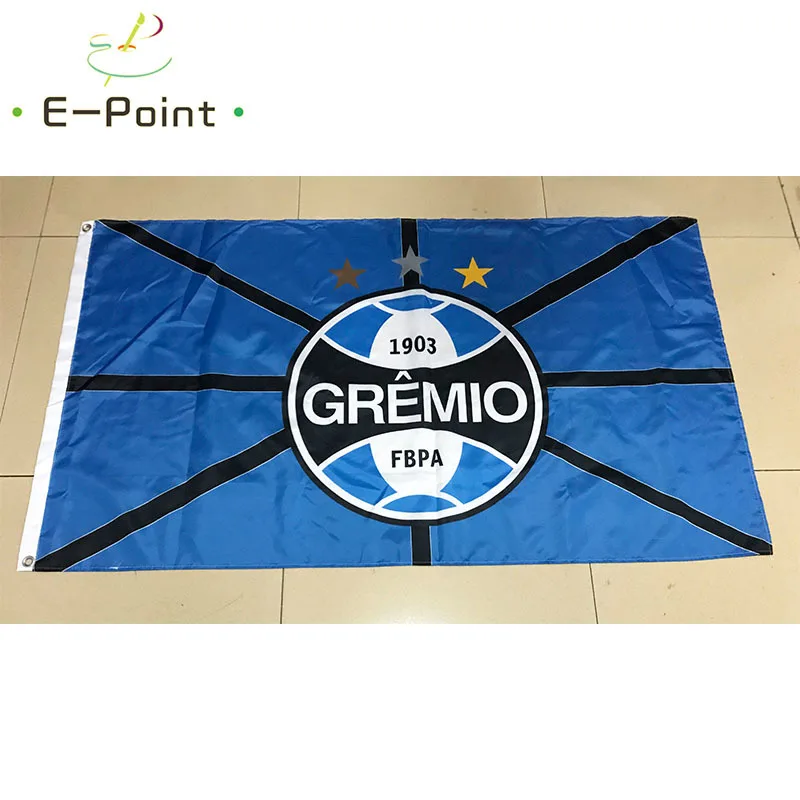 

Бразильский спортивный клуб Gremio Foot-Ball Порто алегрансе 3 фута * 5 футов (90*150 см), рождественские украшения для дома, флаг, баннер