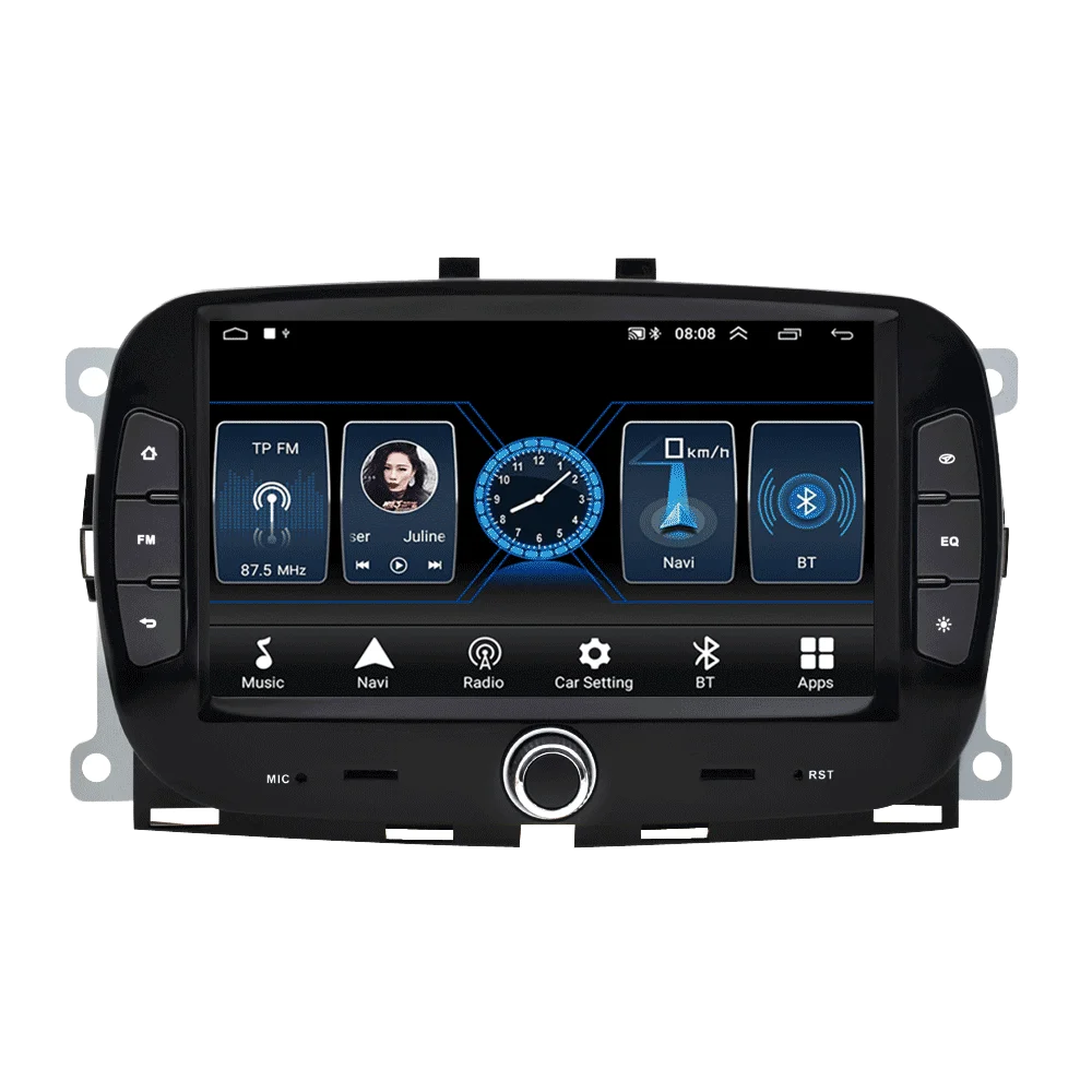 Автомагнитола 2 Din 7 дюймов Android 10 0 Wi-Fi GPS-навигация Автомобильный мультимедийный